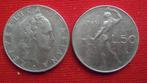 Muntstuk van 50 lire van 1963, Ophalen of Verzenden, Italië, Losse munt