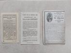 3 oude bidprentjes Ieper (karmelietenklooster), Verzamelen, Bidprentjes en Rouwkaarten, Verzenden