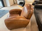 Schapenleren art Deco fauteuil, 75 à 100 cm, Vintage, Comme neuf, Enlèvement