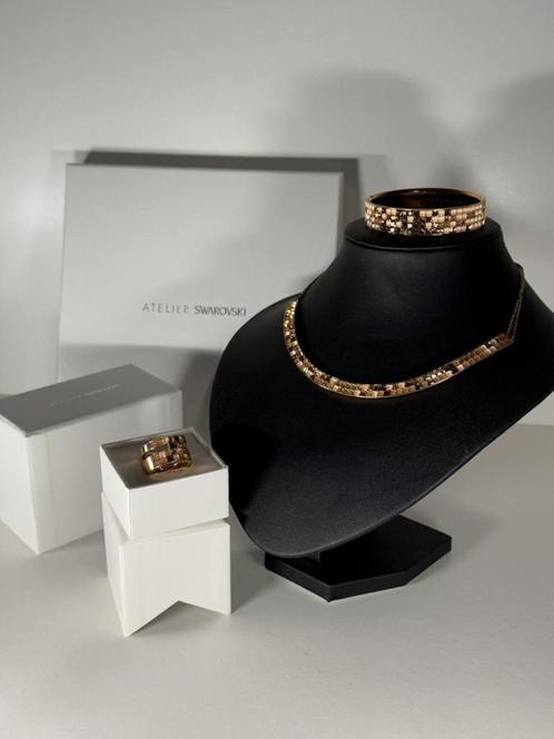 Swarovski Juwelenset - Exclusief - Viktor & Rolf - Atelier S, Handtassen en Accessoires, Armbanden, Zo goed als nieuw, Overige materialen