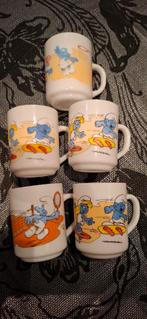 5x smurfen vintage mokken, Enlèvement ou Envoi