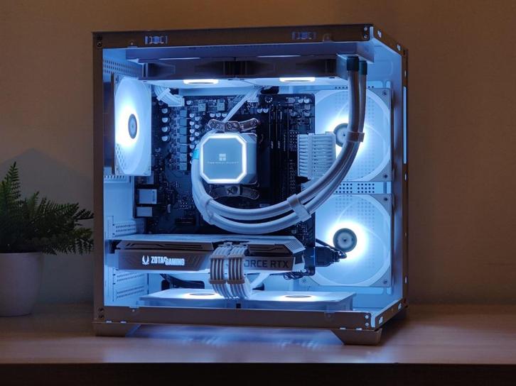 PC Gaming/Streaming Blanc | R5 7500F, RTX 3070, 16Gb DDR5, Computers en Software, Desktop Pc's, Nieuw, 4 Ghz of meer, SSD, 16 GB