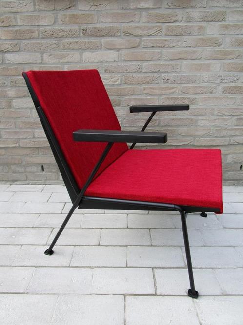 Design fauteuil Oase - Oasis, ontwerp Wim Rietveld 1958, Antiquités & Art, Antiquités | Meubles | Chaises & Canapés, Enlèvement