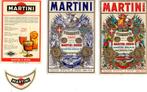 3x etiket Martini, Verzamelen, Overige Verzamelen, Ophalen of Verzenden, Gebruikt