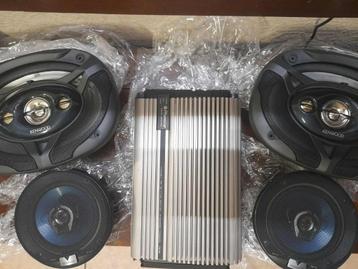 phonocar PH750 versterker + Kenwood speaker set – NIEUW! beschikbaar voor biedingen