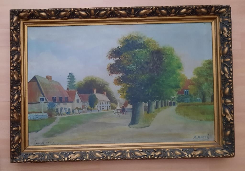 SCHILDERIJ DOOR A. AERTS, Antiek en Kunst, Ophalen