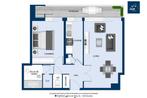 Appartement te koop in Jette, 1 slpk, Appartement, 192 kWh/m²/jaar, 1 kamers