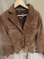 Mooie daim damesjas met ceintuur maat large, Enlèvement
