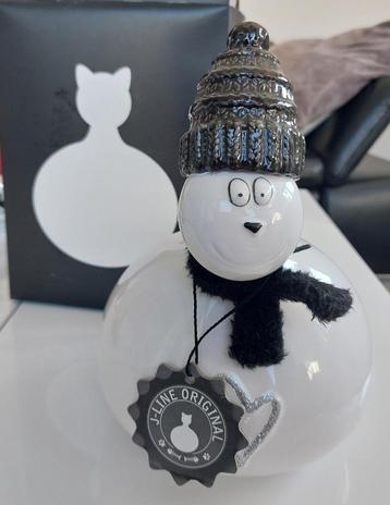 Objets déco J-Line grand chat coeur et petit chat merci, Enlèvement ou Envoi