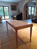 Table de salon LOUIS XVI patinée tablette marbre, Enlèvement