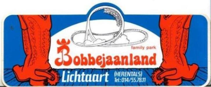 (s3) Bobbejaanland, 3 stickers, Verzamelen, Stickers, Gebruikt, Verzenden
