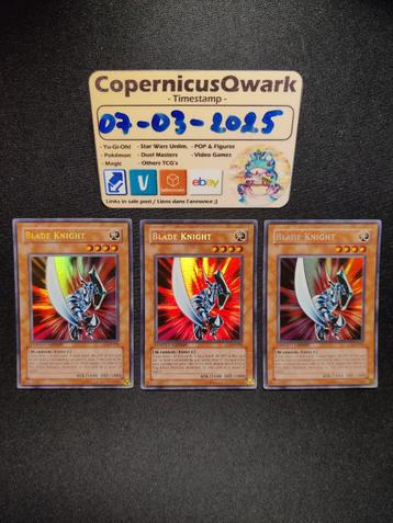 [Yu-Gi-Oh] Blade Knight CT1-EN002 x3 Playset (Missprint Supe beschikbaar voor biedingen