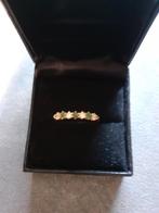 Bague en or avec Emeraude., Enlèvement, Comme neuf, Or, Or