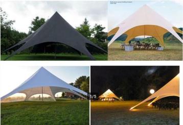 Voordeel! Kampeershelter 14x14m Starshade Stertent 2024 RGB, Enlèvement ou Envoi, Neuf