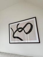 Cadre bois + poster abstrait 70x50 / Houten lijst + poster, Ophalen