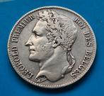 5 Francs   1849 Leopold l. Gelauwerd, Zilver, Ophalen of Verzenden, Losse munt, Zilver