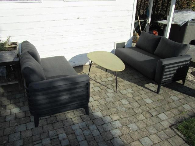 Tuinzetel Mosa - 2 x hoekstuk kunnen samen tot 1 grote zetel, Jardin & Terrasse, Ensembles de jardin, Utilisé, Enlèvement