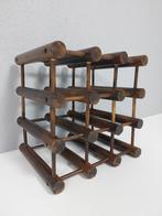 Vintage Spaans Houten Wijnrek, Huis en Inrichting, Woonaccessoires | Wijnrekken, Gebruikt, 5 tot 15 flessen, Ophalen of Verzenden