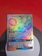 Pokemon Dendenne GX rainbow, Hobby en Vrije tijd, Ophalen of Verzenden, Nieuw, Losse kaart, Foil