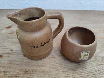 Pichet et vase en grès, Enlèvement ou Envoi