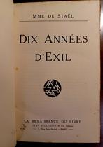 Mme de Staël, Dix années d'exil, Antiquités & Art, Enlèvement ou Envoi