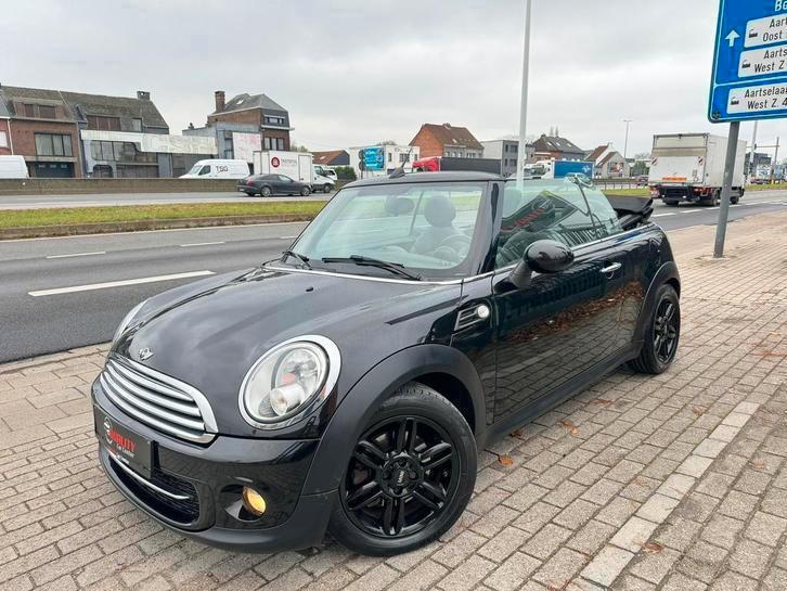 Mini Cooper D Cabrio Black Edition 2015 156dkm 1.6diesel, Autos, Mini, Entreprise, Achat, Cabrio, ABS, Airbags, Bluetooth, Verrouillage central