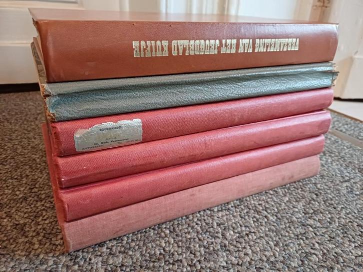 Oude hardcover bundelingen Kuifje, Boeken, Stripverhalen, Gelezen, Meerdere stripboeken, Ophalen of Verzenden