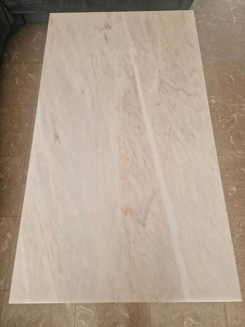 Vintage vol marmeren salontafel, Huis en Inrichting, Tafels | Salontafels, Zo goed als nieuw, 50 tot 75 cm, 50 tot 100 cm, 100 tot 150 cm