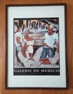 Ingelijste poster 'Galerie De Medicis' van Pierre Farel, Ophalen, Zo goed als nieuw, Foto of Poster, 50 tot 75 cm