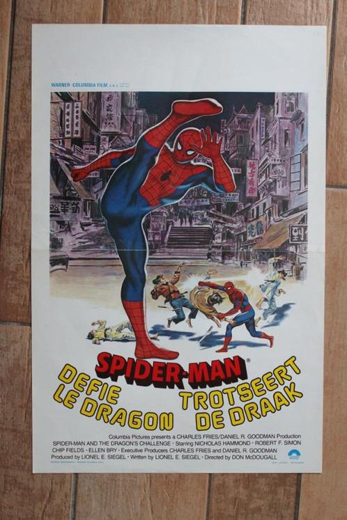 filmaffiche Spider-Man and the Dragon's Challenge filmposter, Verzamelen, Posters, Zo goed als nieuw, Film en Tv, A1 t/m A3, Rechthoekig Staand