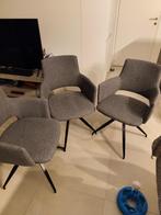 Stoelen, Huis en Inrichting, Stoelen, Ophalen, Gebruikt, Grijs, Drie