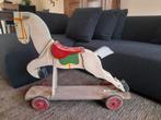 Vintage, oud speelgoed jaren 50 Josco Belgium houten paard, Ophalen