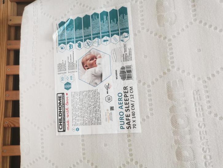 Matelas 12cm - 70x140 - Childhome, Kinderen en Baby's, Kinderkamer | Bedden, Zo goed als nieuw, 140 tot 160 cm, 70 tot 85 cm, Matras