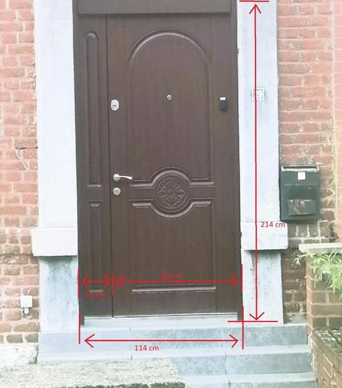 Voordeur - beveiligd/gepantserd - NIEUW, Doe-het-zelf en Bouw, Deuren en Vliegenramen, Nieuw, Buitendeur, Metaal, Verzenden