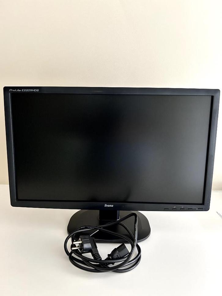 LCD Monitor 22” ProLite E2209HDS, Computers en Software, Monitoren, Gebruikt, 61 t/m 100 Hz, DVI, HDMI, VGA, Ingebouwde speakers