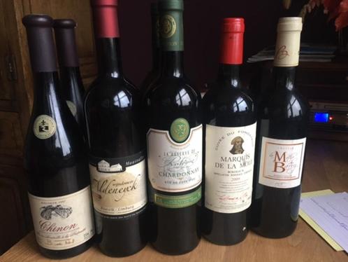 Diverses bouteilles de vin - débarras de cave, Collections, Vins, Pleine, Enlèvement ou Envoi