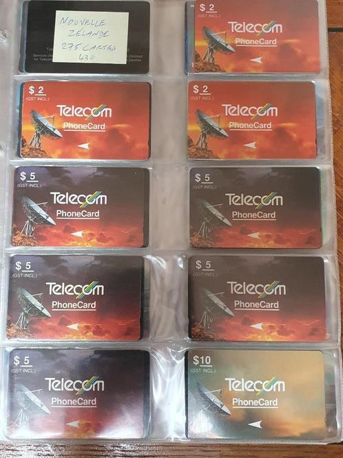 Nieuw-Zeeland +/- 275 telefoonkaarten, Verzamelen, Telefoonkaarten, Ophalen