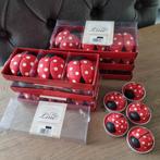 Nieuwe kaarsen - Lieveheersbeestje- 6x3 Stk + 5 kleine, Ophalen, Nieuw