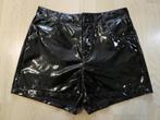 Zwarte Lak PVC Unisex Short, Ophalen of Verzenden, Zwart, Boxer