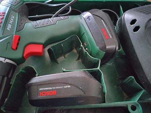 Bosch 14.4 Li boormachine, Doe-het-zelf en Bouw, Gereedschap | Boormachines, Zo goed als nieuw, Ophalen of Verzenden