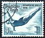 Dt.Reich: Olympische Spiele 1936, Timbres & Monnaies, Timbres | Europe | Allemagne, Autres périodes, Affranchi, Enlèvement ou Envoi
