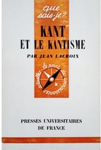 Kant et et le kantisme, Comme neuf, Société, Enlèvement, Lacroix