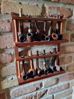Pijpenrekje met 12 pijpen, Antiek en Kunst, Ophalen of Verzenden