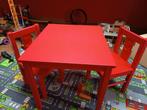 Table enfant avec deux chaises , très peu servie, Enfants & Bébés, Enlèvement, Utilisé