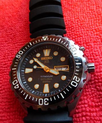 Seiko SBBW045 AGS Scuba titanium monobloc beschikbaar voor biedingen