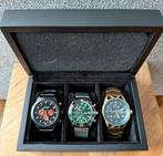 “THE THREE “ ALPHA SIERRA HORLOGEBOX TWV1499€! 💯%NIEUW, Ophalen of Verzenden, Nieuw