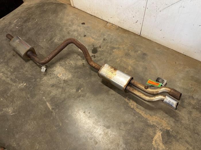 Uitlaat Midden + Einddemper van een Volkswagen Polo, Auto-onderdelen, Uitlaatsystemen, Volkswagen, Gebruikt, 3 maanden garantie