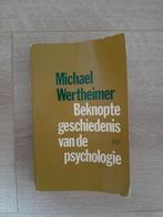 Michael Wertheimer -Beknopte geschiedenis van de psychologie, Utilisé, Enlèvement ou Envoi, Michael Wertheimer