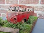 Volkswagen T1 busje junkyard diorama - schaal 1/24, Autres marques, Utilisé, Voiture, Enlèvement ou Envoi