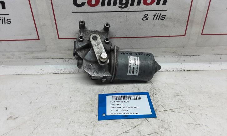 MOTEUR ESSUIE-GLACE AVANT Fiat Punto Evo (199) (404978), Autos : Pièces & Accessoires, Vitres & Accessoires, Fiat, Utilisé